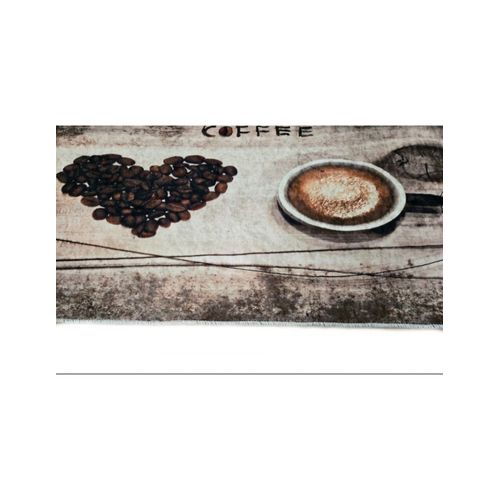 Tapis De Cuisine Coffee Beige - 50x120cm