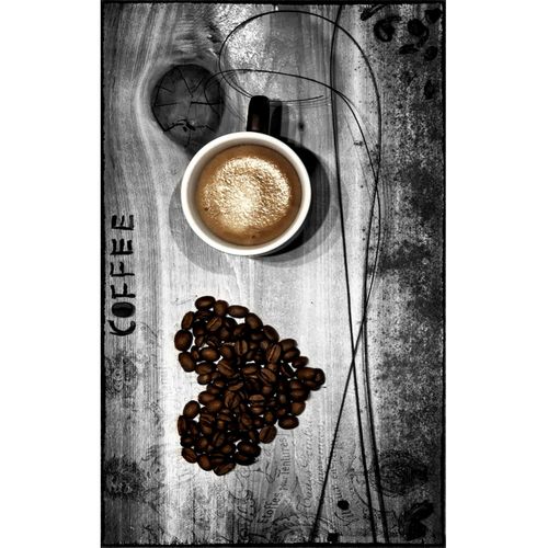 Tapis De Cuisine Coffee Gris - 50x120cm