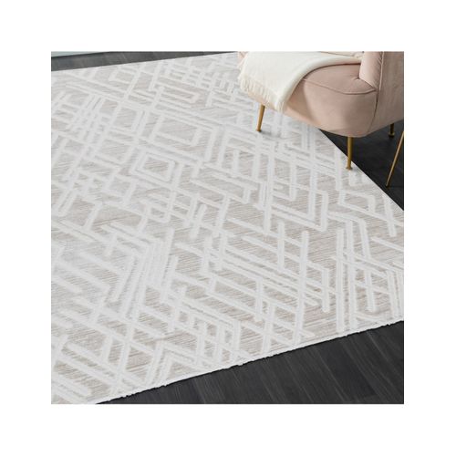 Tapis De Salon Moda Nuance Beige 80x300