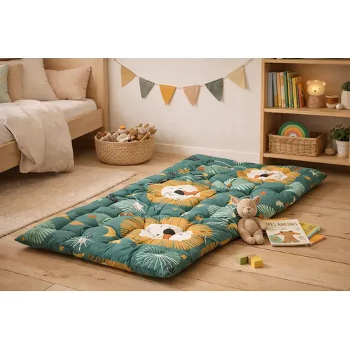 Matelas De Sol Enfant Vert – Confort et Douceur 55x120