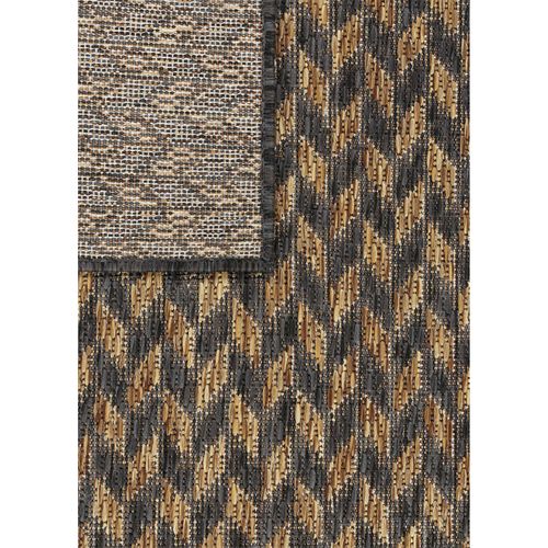 Tapis Extérieur Effet Jute Bicolore Caracas 27 Beige - 160x230 Cm