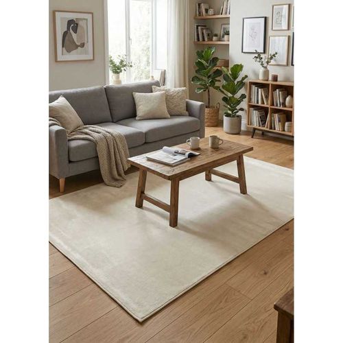 Tapis Uni - Marseille 81 Crème - 80x150 Cm