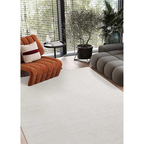 Tapis Uni Chiné Berne Beige - 300x400 Cm