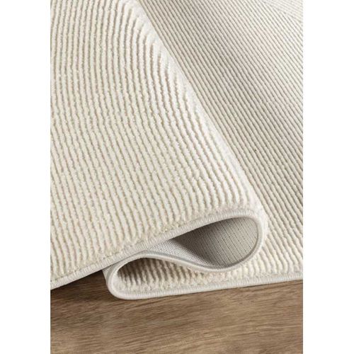 Tapis Lavable Motif Géométrique - Oslo 77 Crème - 160x230 Cm