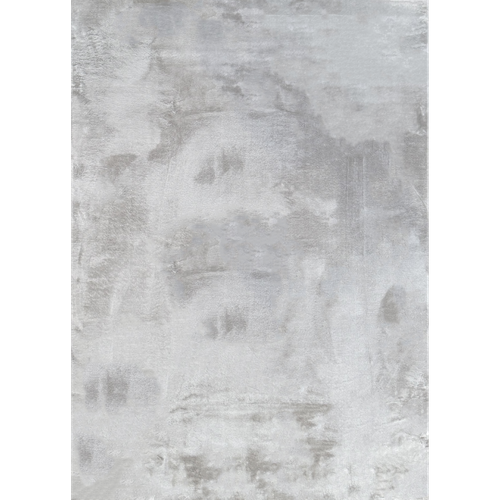 Tapis Doux Fourrure Uni - Laponie 01 Gris - 200x290 Cm