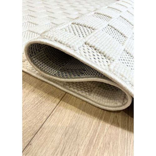Tapis Damier - Toulon 36 Crème - 240x330 Cm