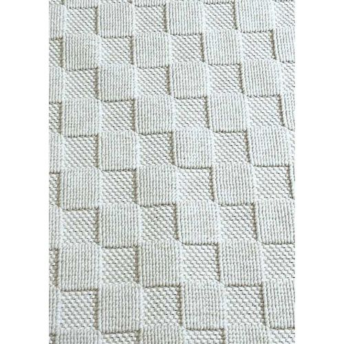 Tapis Damier - Toulon 36 Crème - 240x330 Cm
