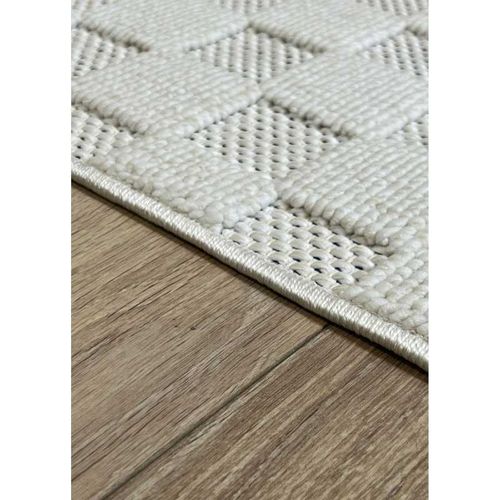 Tapis Damier - Toulon 36 Crème - 240x330 Cm