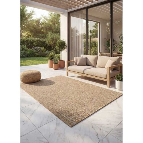 Tapis Effet Jute Intérieur/extérieur - Multi 05 Multicolore - 200x290 Cm