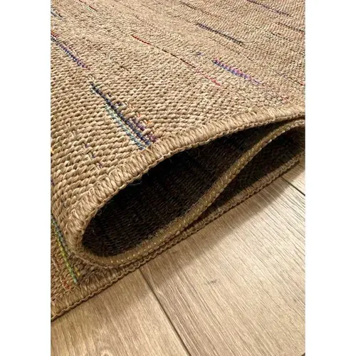 Tapis Effet Jute Intérieur/extérieur - Multi 08 Multicolore - 60x200 Cm