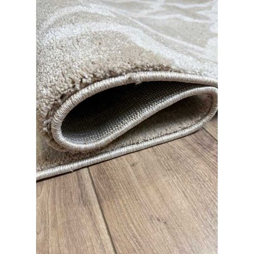 Tapis Moderne Abstrait Annecy 14 Beige - 80x150 Cm
