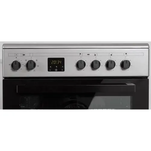 Cuisiniere Vitrocéramique  Cecv60fcs - 4 Feux - L58,8 Xp61 Xh83 Cm - Silver