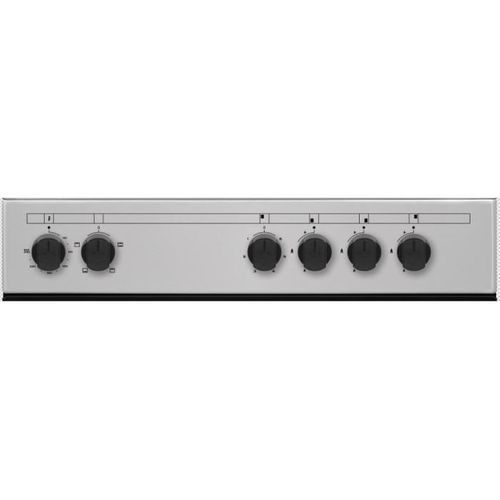 Cuisiniere Mixte  Cecm60fcs - 3 Feux Gaz + 1 Électrique - L59,8 X P61 Xh83 Cm - Silver