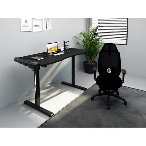 Bureau Électrique Gaming - Assis Ou Debout - Réglage Avec Télécommande- L120xp60xh73-121 Cm