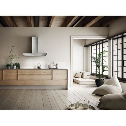 Hotte Décorative En Inox 60 Cm Avec Éclairage LED Et 3 Vitesses