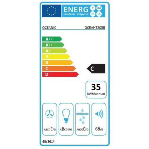 Hotte Casquette  Oceaht205b - 60 Cm