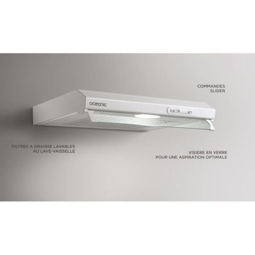 Hotte Casquette  Oceaht205w - 60 Cm