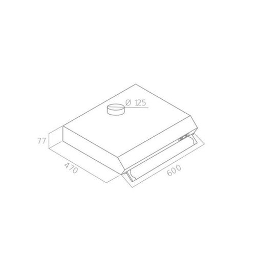 Hotte Casquette  Oceaht205w - 60 Cm