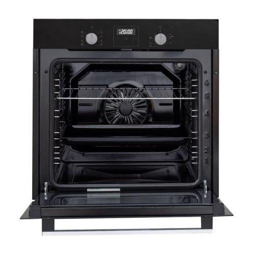 Four Électrique Encastrable Multifonction 80 L Noir Et Inox, Catalyse