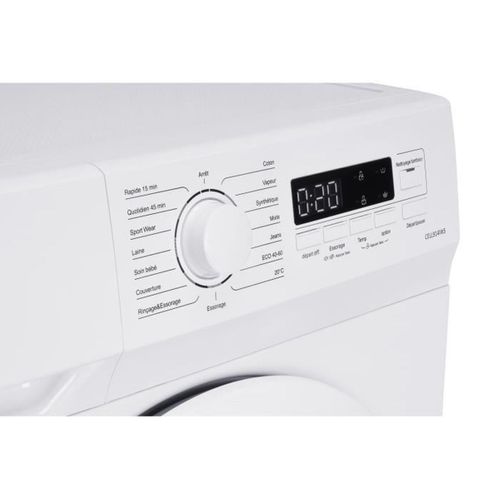 Lave-linge Hublot  Cell914iws - 9 Kg - Largeur 59,5 Cm - Classe à -  1400 Trs - Moteur Induction -b
