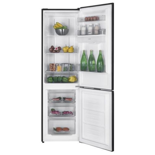 Réfrigérateur Congélateur Bas  - 251l -total No Frost(sans Givre) - Noir - L 55 Cm X H 180 Cm