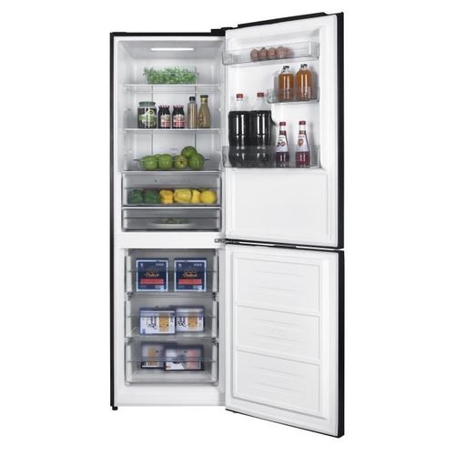 Réfrigérateur Combiné Cefc323nfb - 323l - Total No Frost - Display Sur La Porte - Classe D - Noir