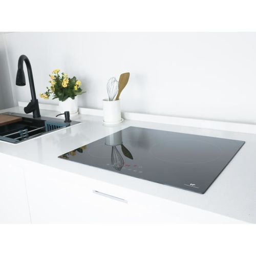 Table Induction Ceti3b28 3 Zones, 6600w - 3 Boosters - 3 Minuteurs - Noir