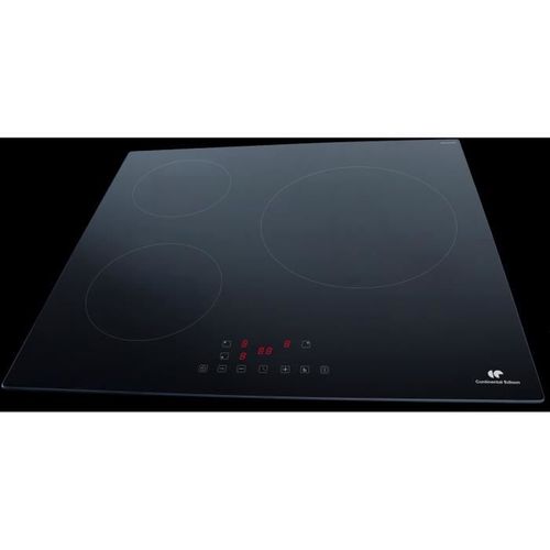 Table Induction Ceti3b28 3 Zones, 6600w - 3 Boosters - 3 Minuteurs - Noir
