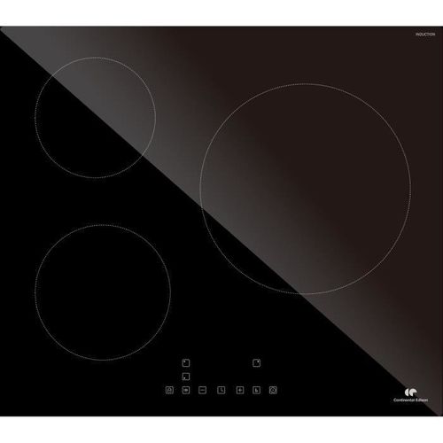 Table Induction Ceti3b28 3 Zones, 6600w - 3 Boosters - 3 Minuteurs - Noir