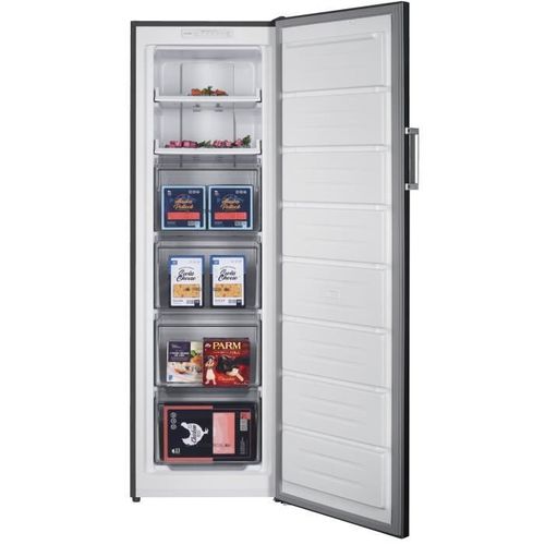 Congélateur Armoire 204l - Total No Frost (sans Givre) - Classe E - Silver - L54 Cm X H171 Cm