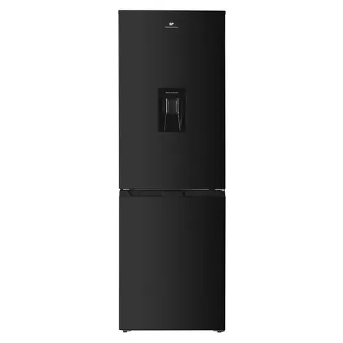 Réfrigérateur Congélateur Bas - 325l - Total No Frost - Distributeur D'eau- Noir - Classe D
