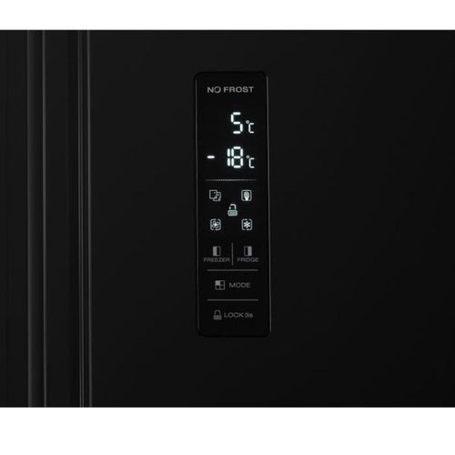Réfrigérateur Side By Side - 442l - Total No Frost -noir - Classe E