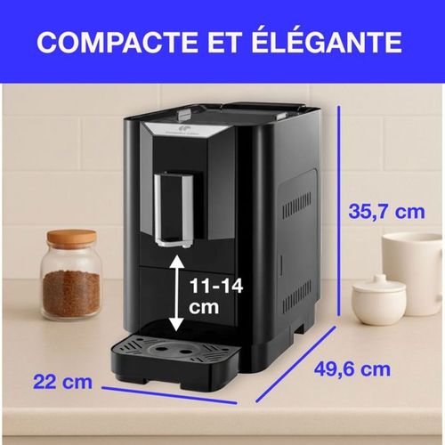 Machine à Café Super Automatique 19 Bars Avec Broyeur Intégré, 1450 W
