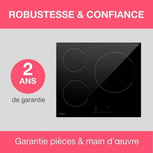 Table De Cuisson à Induction Encastrable 3 Foyers 59,5 Cm 5500 W