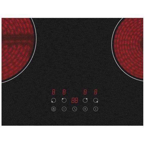 Table De Cuisson Vitrocéramique - 4 Foyers - Noir