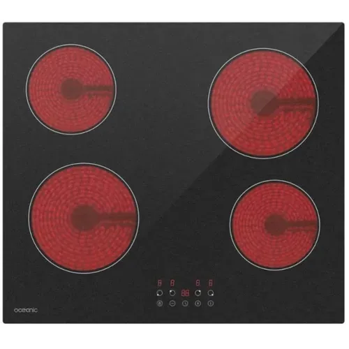 Table De Cuisson Vitrocéramique - 4 Foyers - Noir