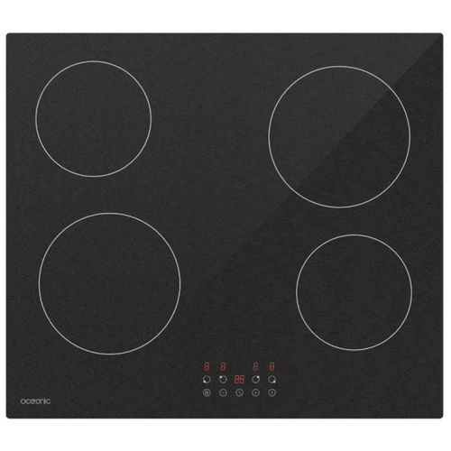 Table De Cuisson Vitrocéramique - 4 Foyers - Noir