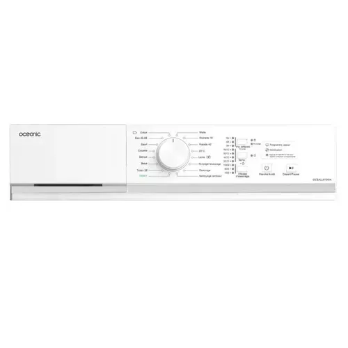 Lave-linge Frontal  Oceall610wa - 6 Kg - Induction - 60 Cm - 1000 Trs/ Min - Blanc
