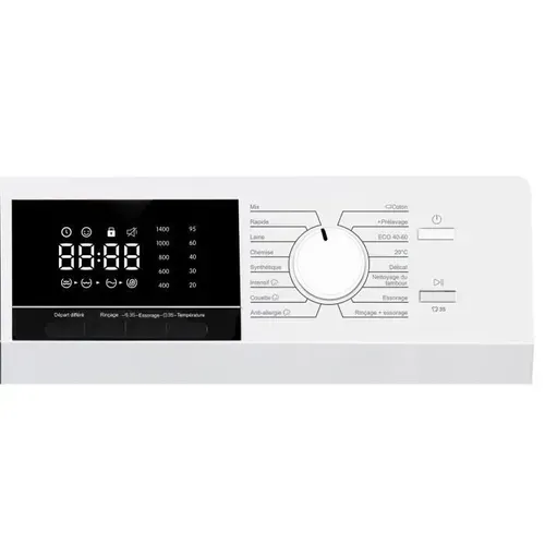 Lave-linge Hublot - Cell10140w3 - 10kg - Moteur Induction - 60 Cm - 1400 Trs/min - Blanc