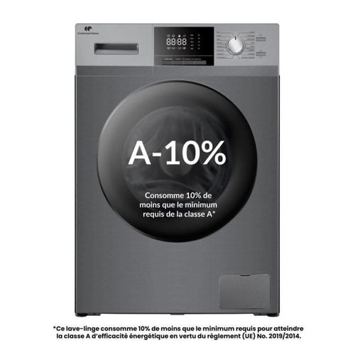 Lave-linge Hublot - Cell8140is1 - 8kg - Moteur Induction - 60 Cm - 1400 Trs/min - Silver