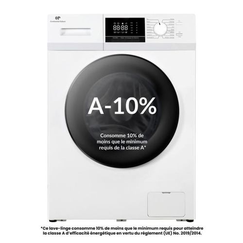 Lave-linge Hublot - Cell8140iw1 - 8kg - Moteur Induction - 60 Cm - 1400 Trs/min - Blanc