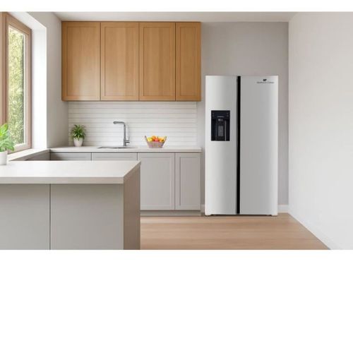 Réfrigérateur Américain - Ceranf556ix1 - Distributeur Eau / Glaçons - Classe E - 91,1 X 70,6 X 178 C