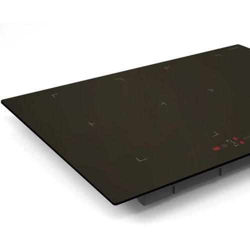 Plaque Induction 70 Cm - 4 Zones, 2 Flex, 7200 W, Noir