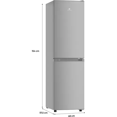 Réfrigérateur Congélateur Bas - Cefc193nfs3 - Classe E - 193l - L48 X P57,5 X H154cm - Silver