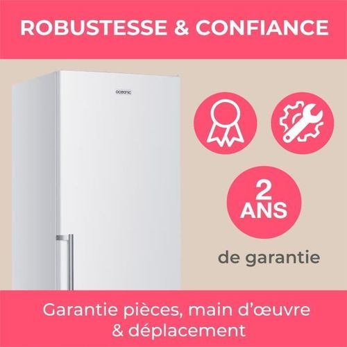 Réfrigérateur Combiné - Oceafc262stdw - 262 L - Classe D - 55 X 56 X 180 Cm - Blanc