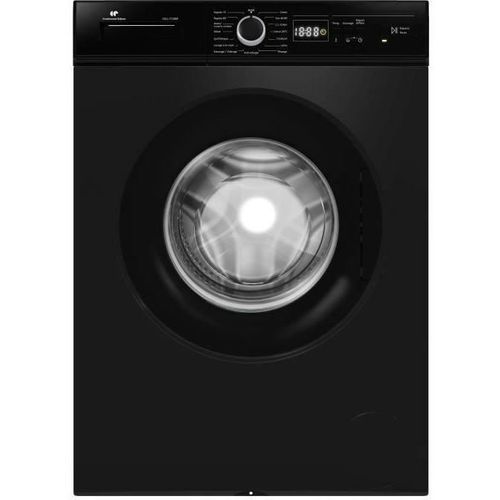Lave-linge Hublot - Pose Libre - Cell712ibp - 7 Kg - Induction - 60 Cm - 1200 Trs/min - Noir Mat