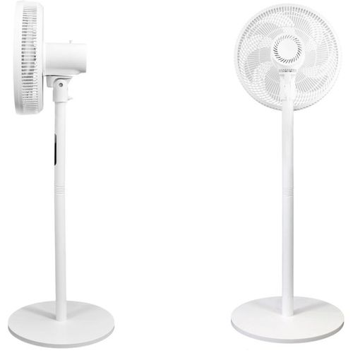 Ventilateur Sur Pied 2-en-1 45 W Blanc Avec Télécommande 40,6 Cm