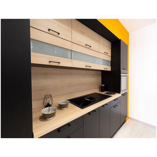 Meuble Sous-évier Lovia Noir Mat 1 Porte L 60 Cm