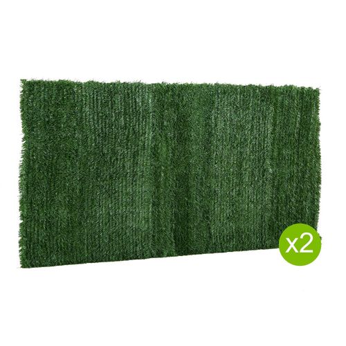 Lot De 2 Haies Artificielles - 200 X 300 Cm