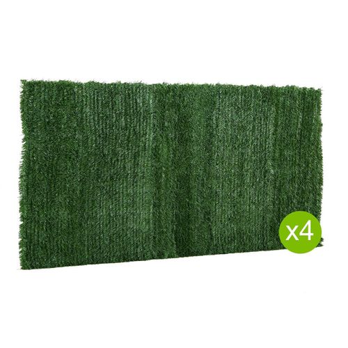 Lot De 4 Haies Artificielles - 200 X 300 Cm